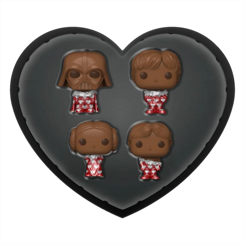 Star Wars: Valentines 2024 - Pocket Pop Heart Box 4-Pack/Product Detail/Funko Collections