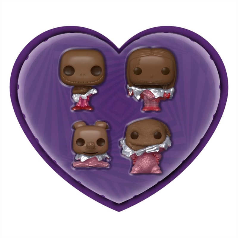The Nightmare Before Christmas: Valentines 2024 - Pocket Pop Heart Box 4-Pack/Product Detail/Funko Collections