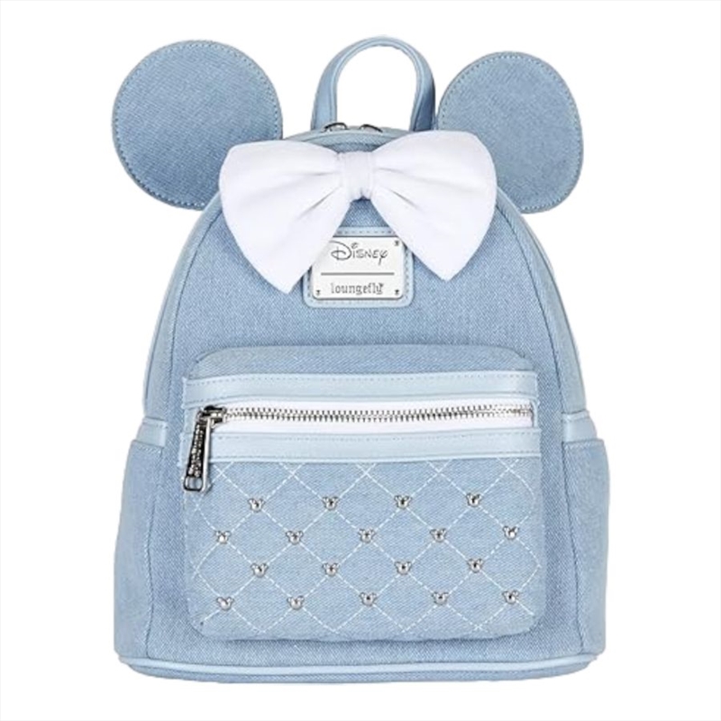 Loungefly Disney - Minnie Mouse Denim US Exclusive Mini Backpack [RS]/Product Detail/Bags