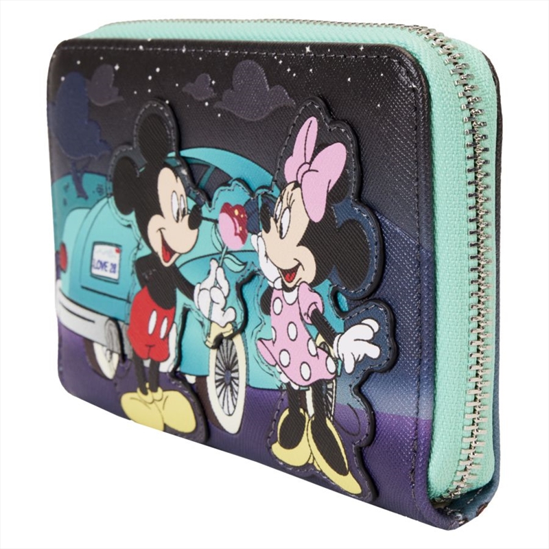 Loungefly Disney - Mickey & Minnie Date Drive-In Zip Wallet/Product Detail/Wallets