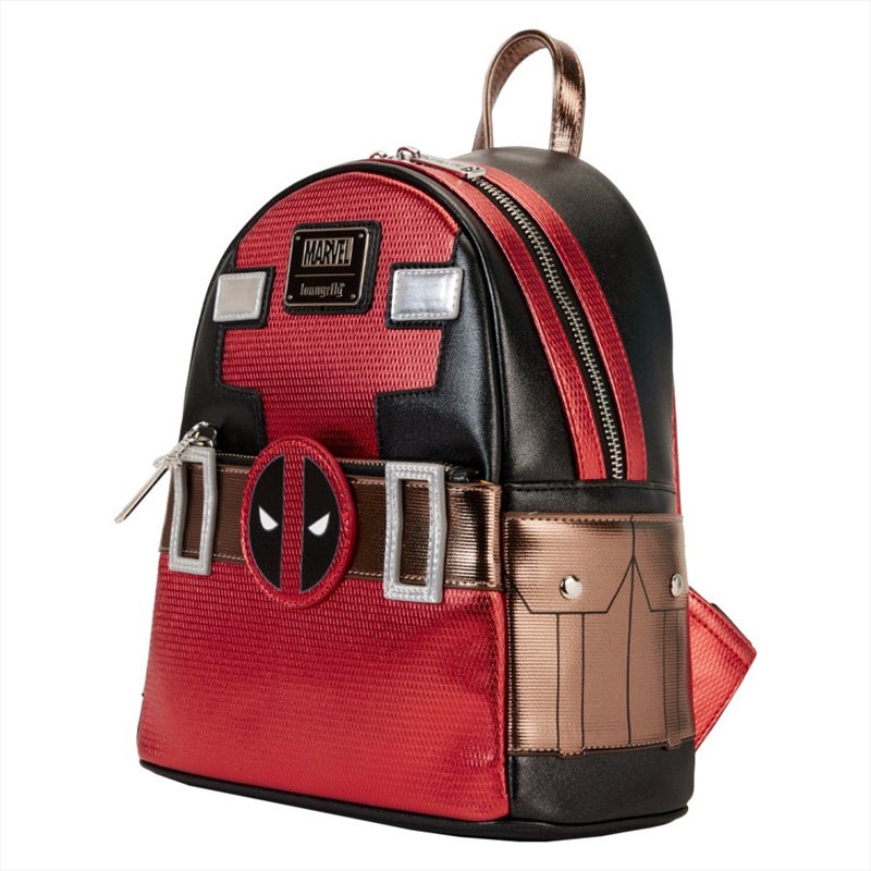 Loungefly Marvel - Deadpool Metallic Cosplay Mini Backpack/Product Detail/Bags