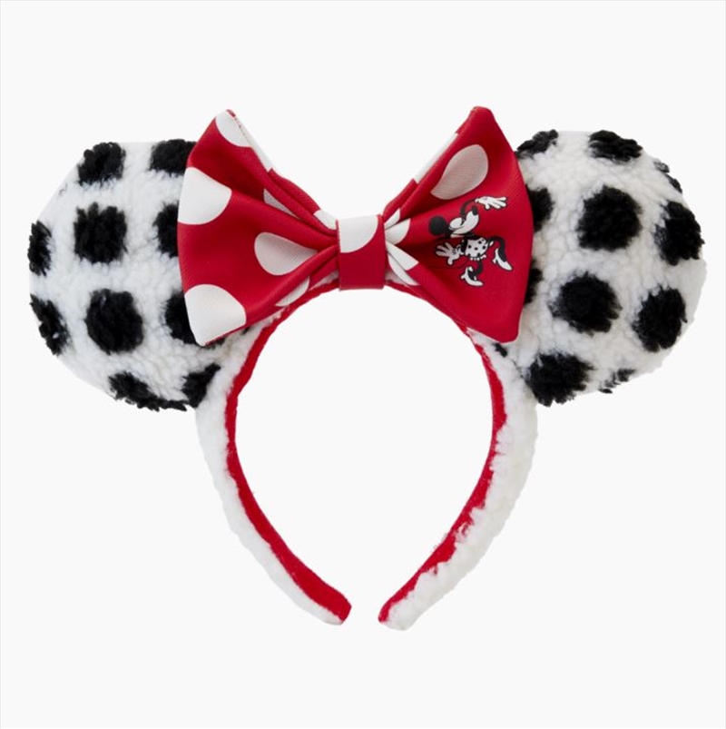 Loungefly Disney - Minnie Rocks The Dots Sherpa Headband/Product Detail/Apparel