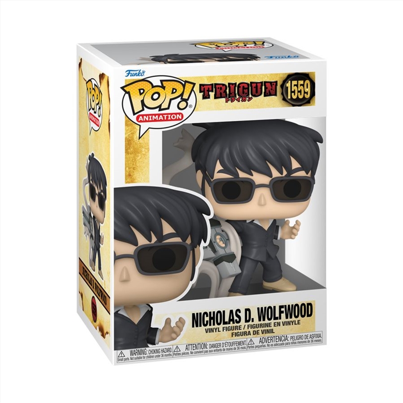 Trigun - Nicholas Wolfwood w/Punisher Pop! Vinyl/Product Detail/TV