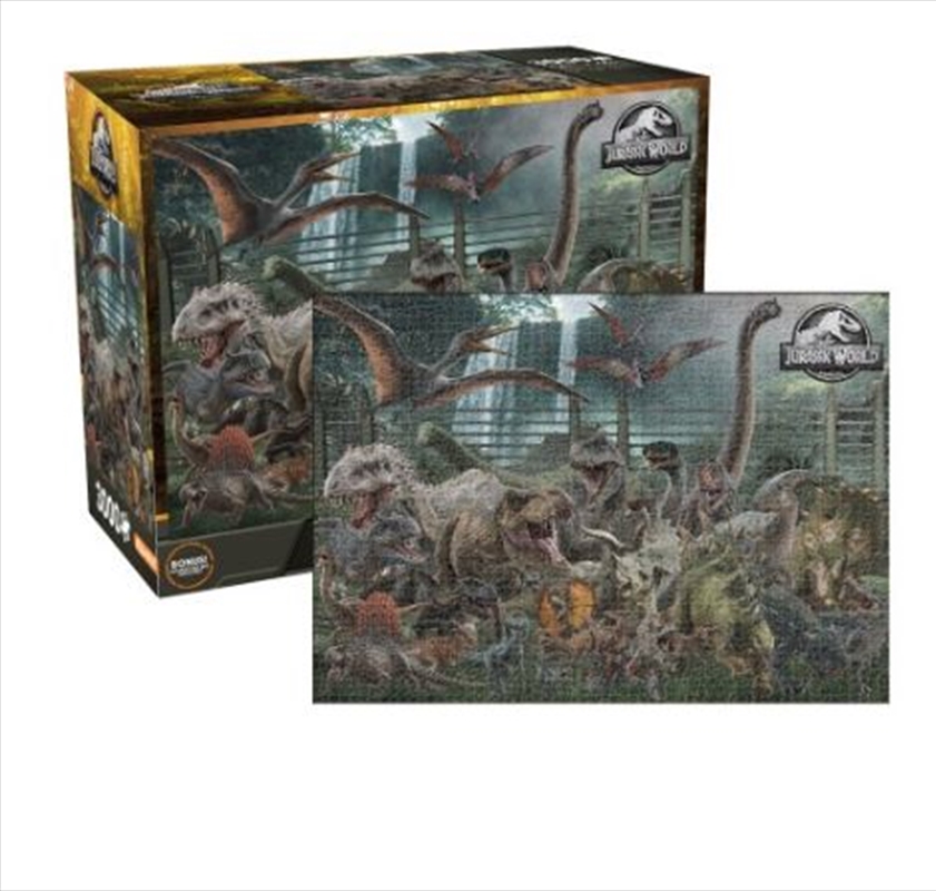 Jurassic World - Size Chart 3000 Piece Puzzle/Product Detail/Jigsaw Puzzles