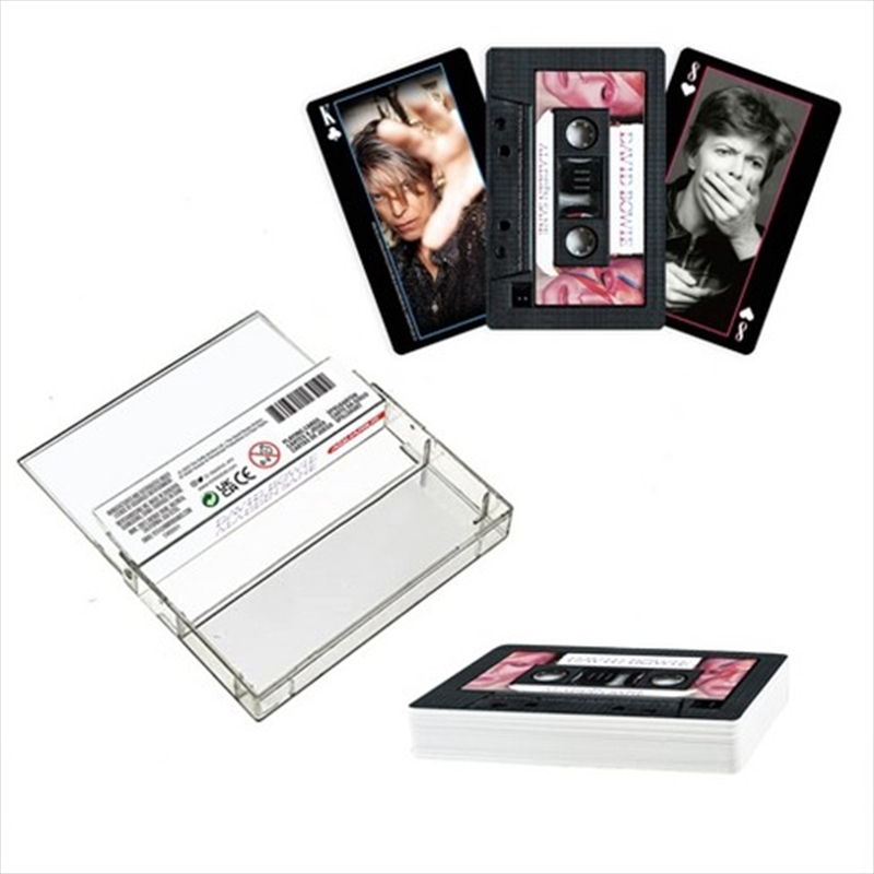 David Bowie - Aladdin Sane Cassette Playing Cards/Product Detail/Card Games