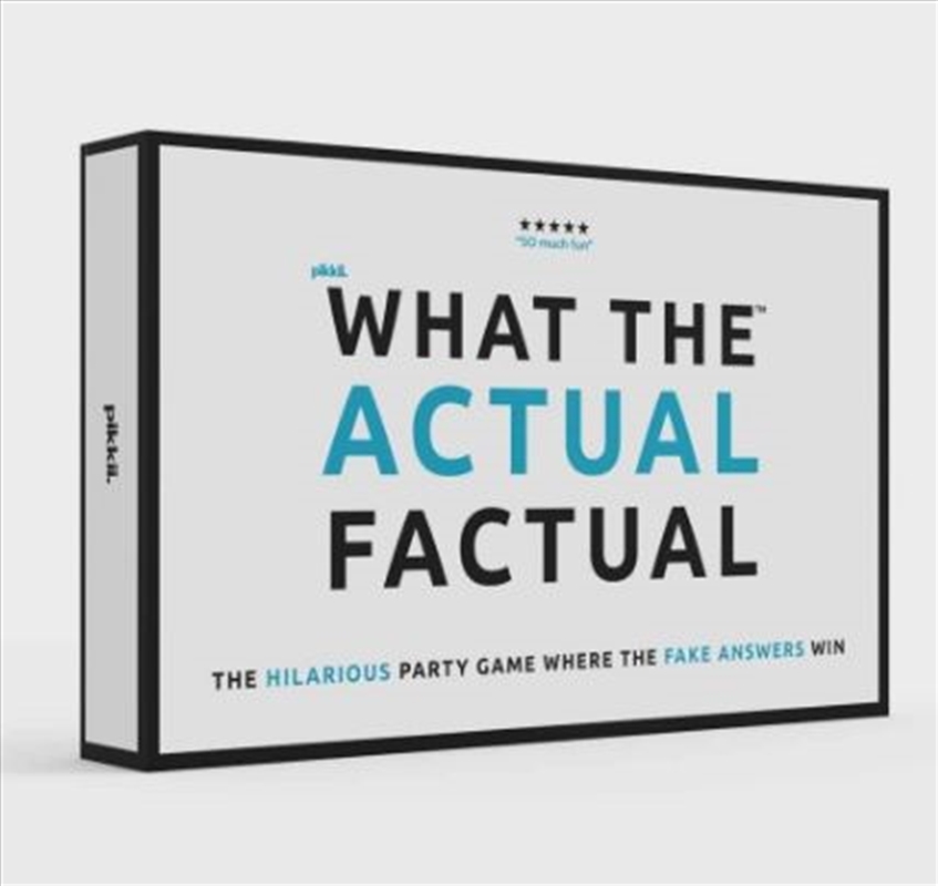 Pikkii - What The Actual Factual Game/Product Detail/Card Games