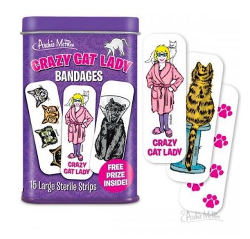 Archie McPhee - Crazy Cat Lady Bandages/Product Detail/Accessories