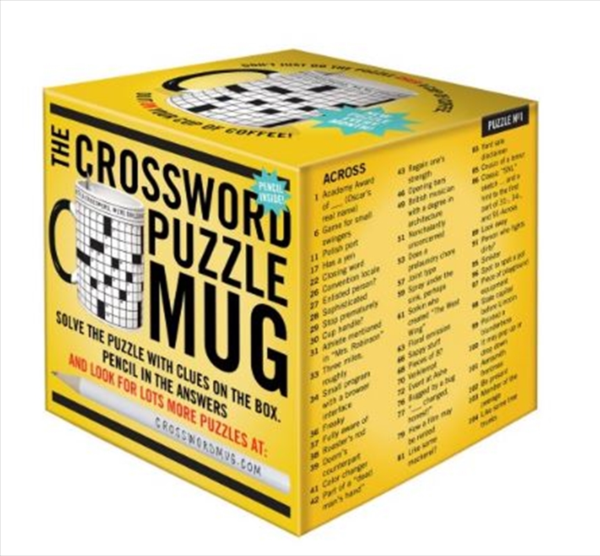 Unemployed Philosophers Guild - Crossword Puzzle Mug/Product Detail/Mugs