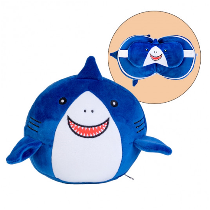 Smoosho's Pals Travel Shark Mask & Pillow/Product Detail/Cushions