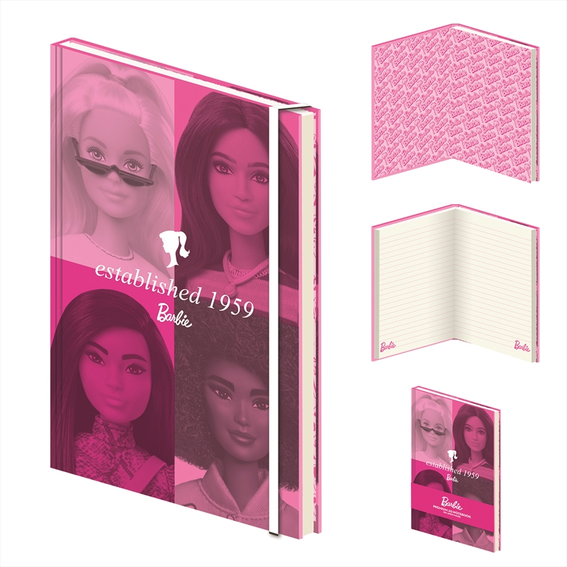 Barbie Movie - Established 1959 - A5 Premium Notebook/Product Detail/Notebooks & Journals