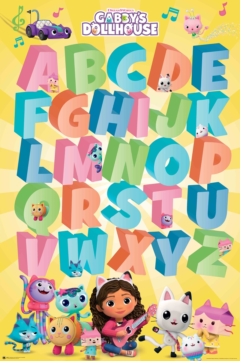 Gabby's Dollhouse - Alphabet - Reg Poster/Product Detail/Posters & Prints