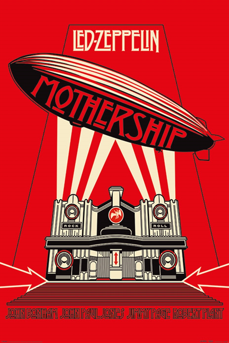 Led Zeppelin - Mothership Red/Product Detail/Posters & Prints