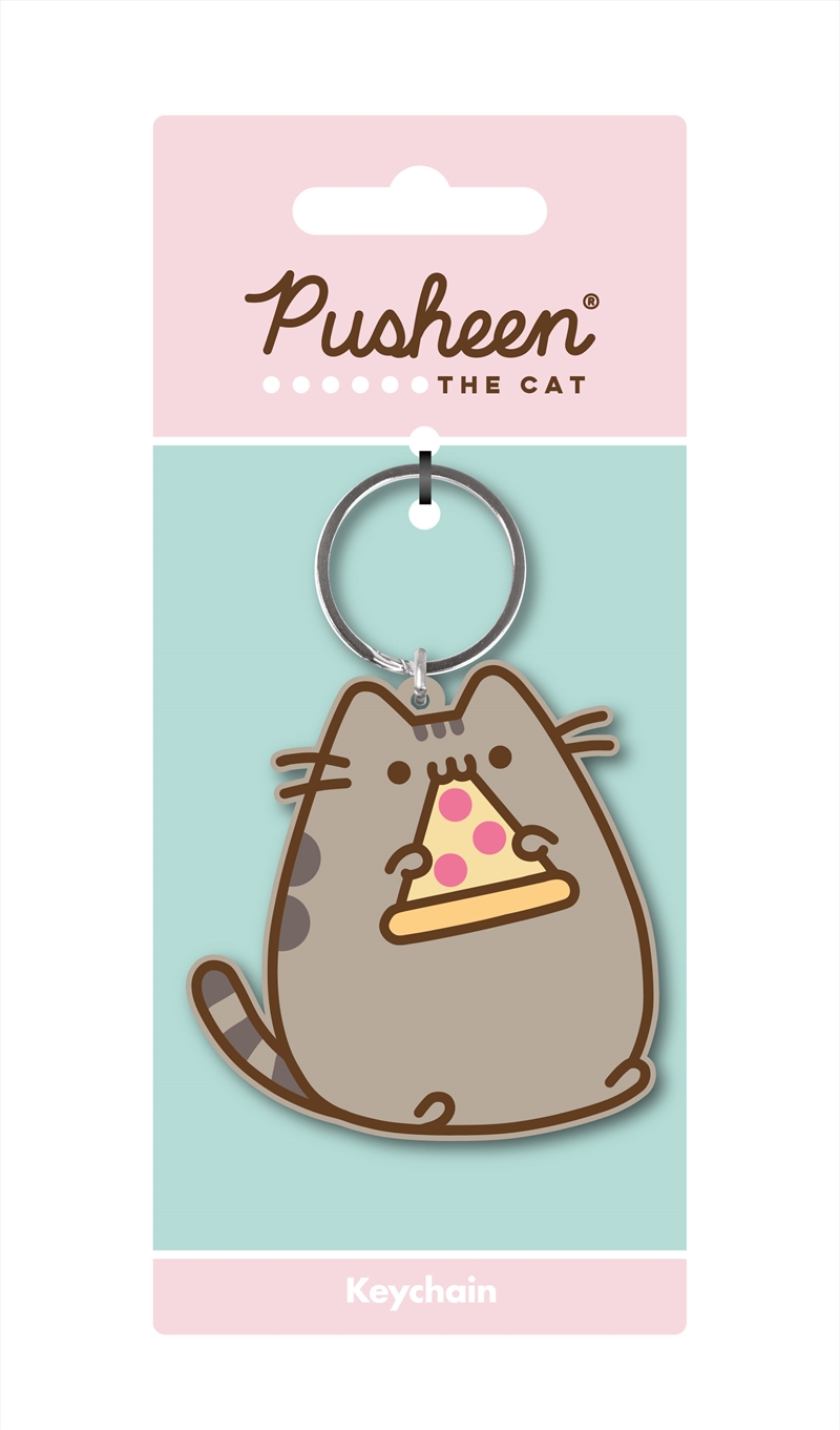 Pusheen - Pizza Rubber - PVC Keyring/Product Detail/Keyrings