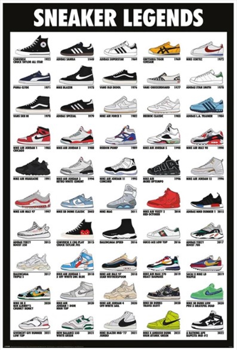 Sneaker Legends - Collection - Reg Poster/Product Detail/Posters & Prints