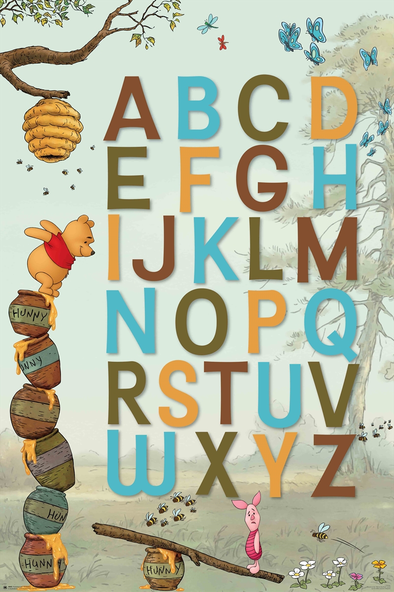 Winnie the Pooh - Alphabet - Reg Poster/Product Detail/Posters & Prints