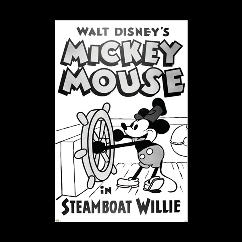 Mickey Mouse - Steamboat Willie/Product Detail/Posters & Prints