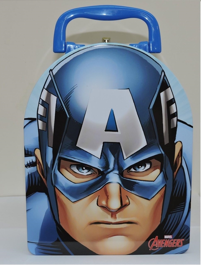 Marvel Avengers Captain America Arch Shape Carry All Tin/Product Detail/Lunchboxes
