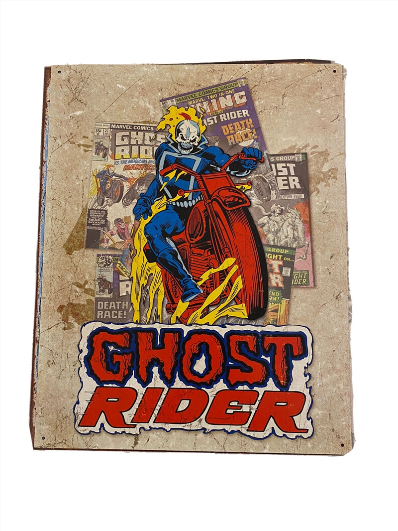 Ghost Rider - Cover Splash Tin Sign/Product Detail/Posters & Prints