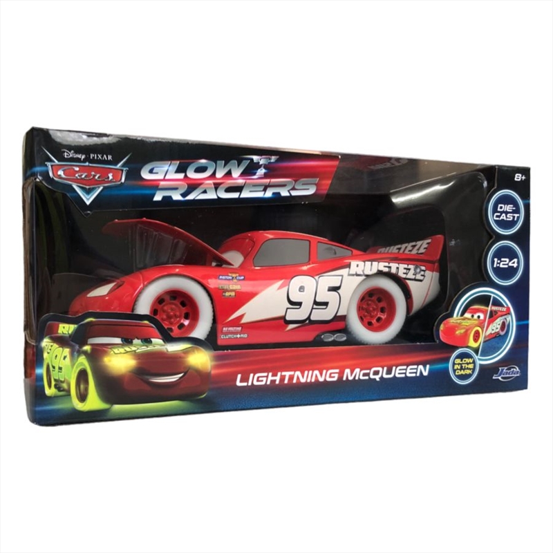 Cars - Lightning McQueen Glow 1:24 Diecast Vehicle/Product Detail/Figurines
