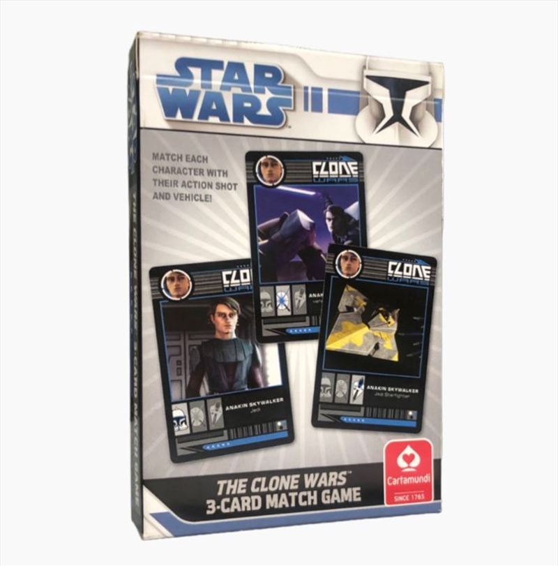 Star Wars: The Clone Wars - 3 Card Match (Tuckbox)/Product Detail/Card Games