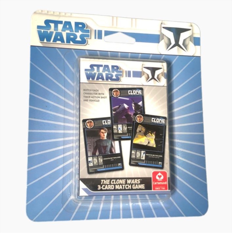 Star Wars: The Clone Wars - 3 Card Match (Blister)/Product Detail/Card Games