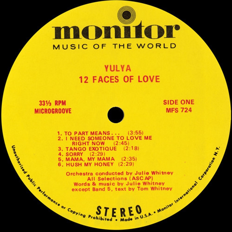 Twelve Faces Of Love/Product Detail/World