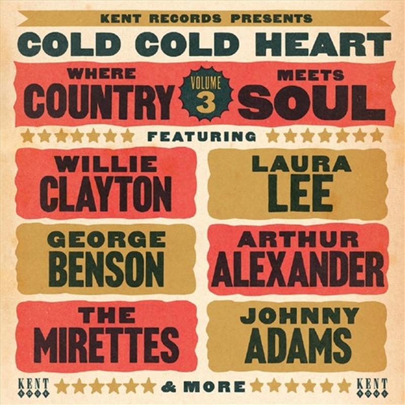 Cold Cold Heart: Where Country Meets Soul 3/Product Detail/Country