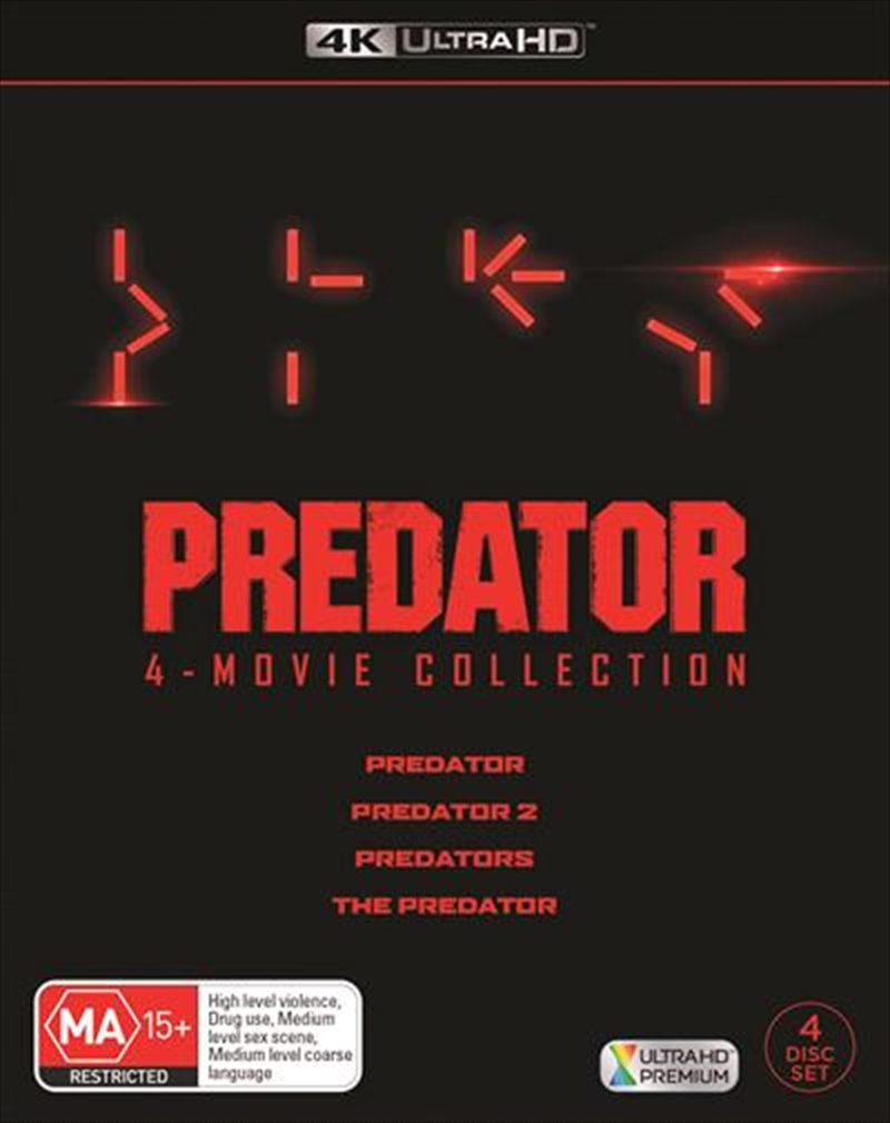 Predator / Predator 2 / Predators / The Predator  UHD - Boxset/Product Detail/Action