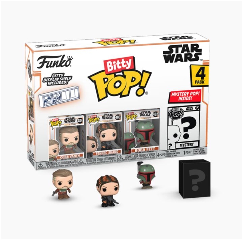 Star Wars: The Mandalorian - Cobb Vanth Bitty Pop! 4-Pack/Product Detail/Funko Collections