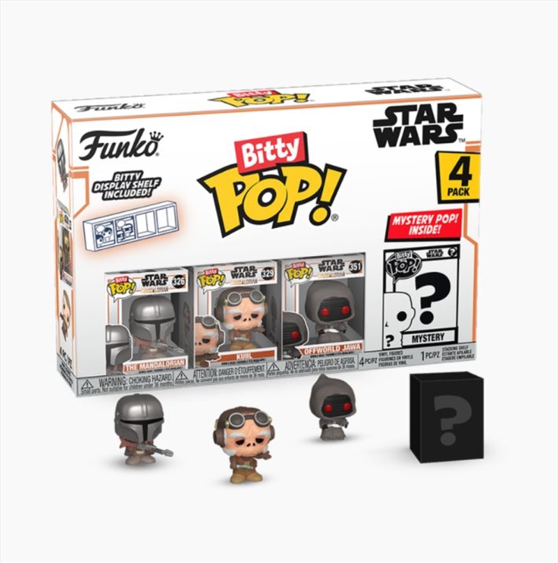 Star Wars: The Mandalorian - Din Djarin Bitty Pop! 4-Pack/Product Detail/Funko Collections