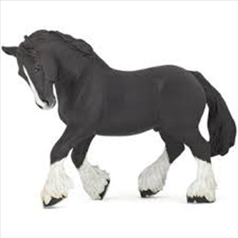 Papo - Black shire horse Figurine/Product Detail/Figurines