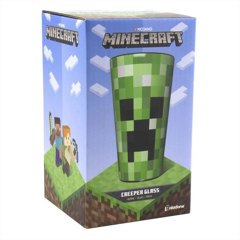 Minecraft Creeper Glass/Product Detail/Glasses, Tumblers & Cups