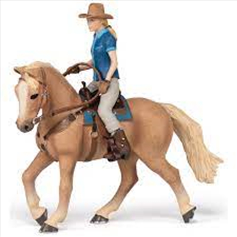 Papo - Cowgirl and her horse Figurine/Product Detail/Figurines