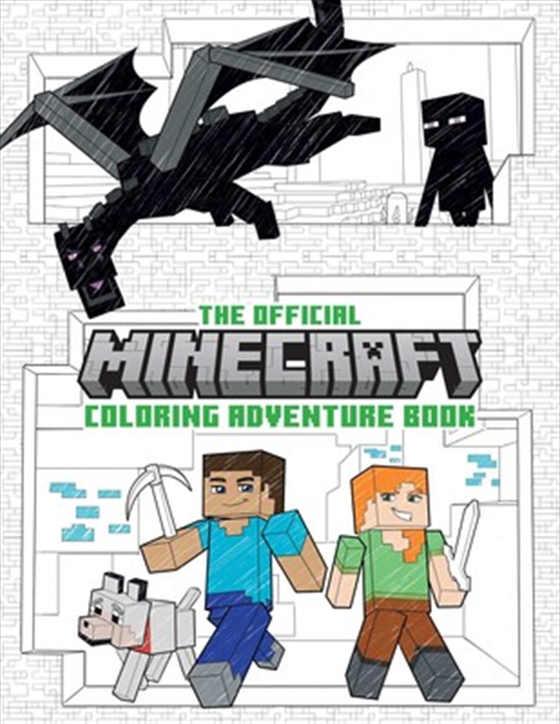 Buy Official Minecraft Colouring Adventure Book Online Sanity