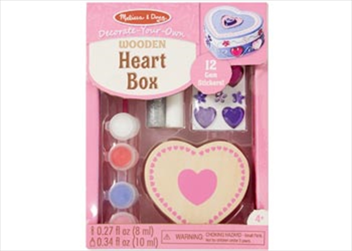 Created By Me! Wooden Heart Box/Product Detail/Toys