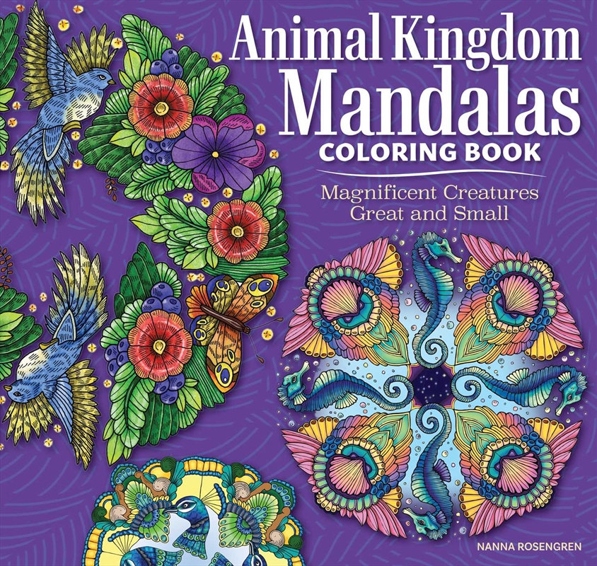 Animal Kingdom Mandalas Coloring Book/Product Detail/Adults Colouring