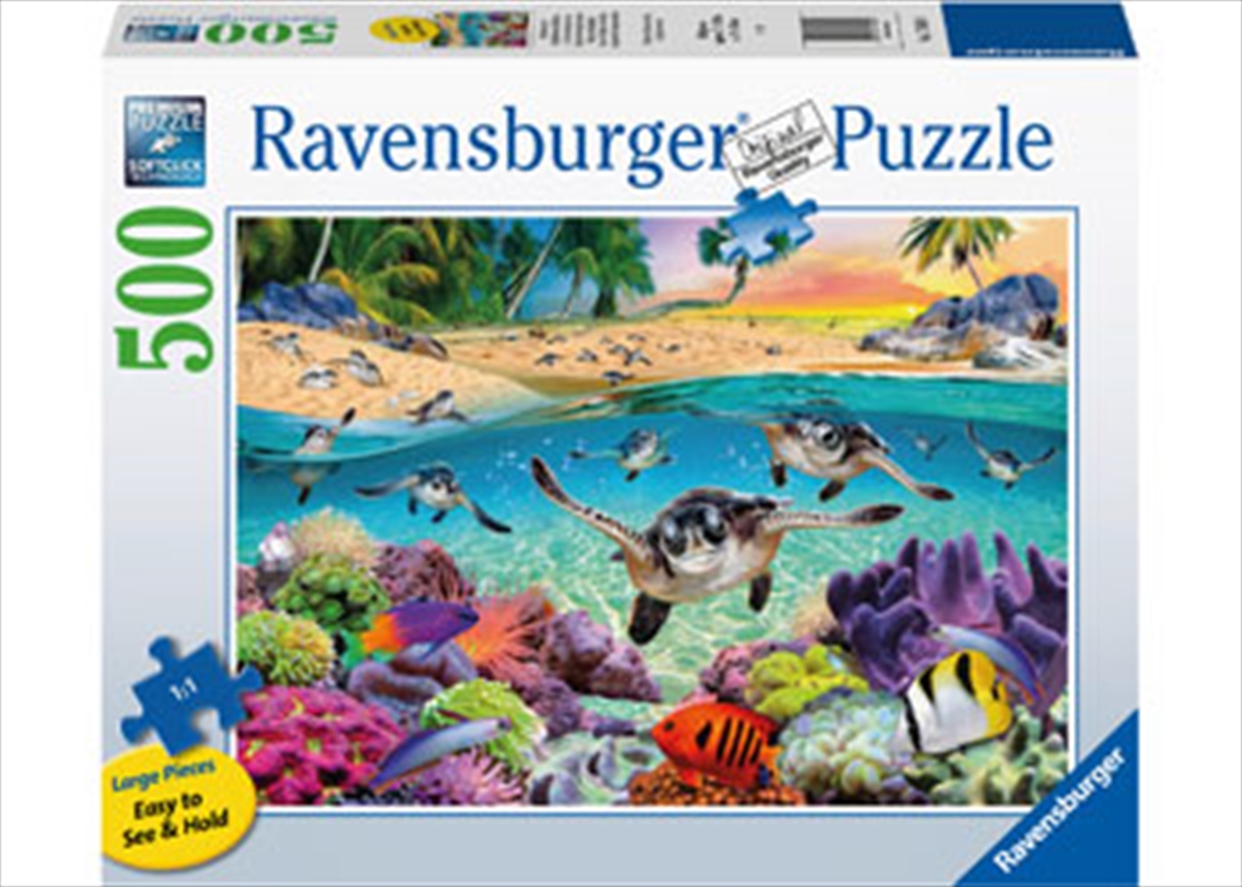 Race Of The Baby Sea Turtles 500 Piece/Product Detail/Jigsaw Puzzles