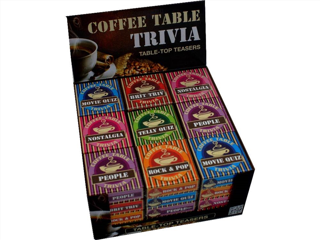 Coffee Table Trivia (SENT AT RANDOM)/Product Detail/Card Games