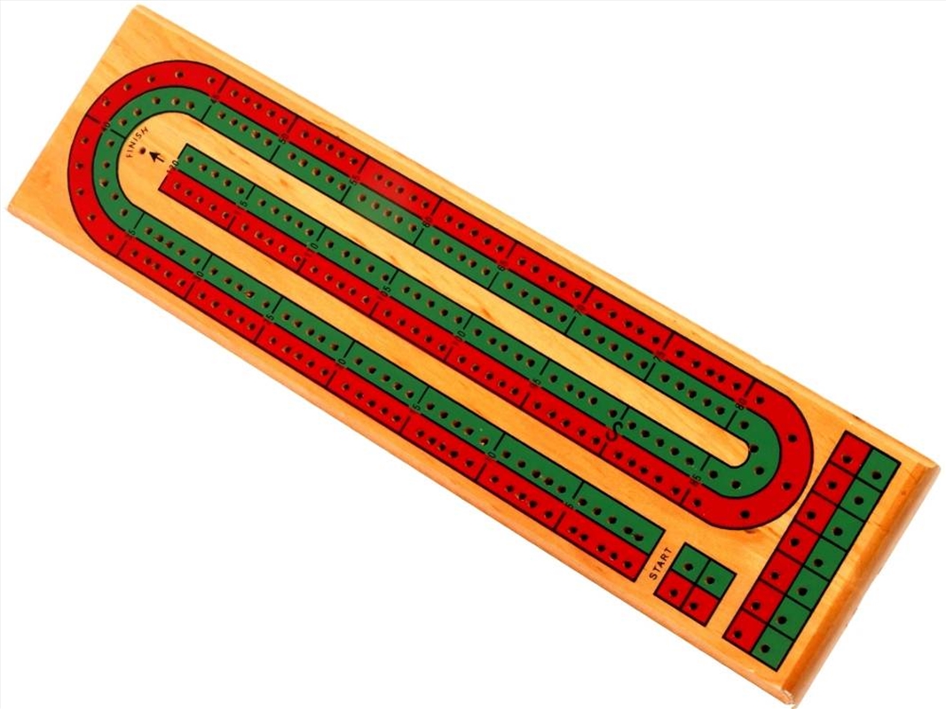 Cribbage 2 Track Coloured/Product Detail/Board Games
