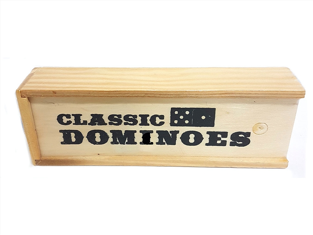Dominoes D6 Wooden In Box(Tnw)/Product Detail/Games