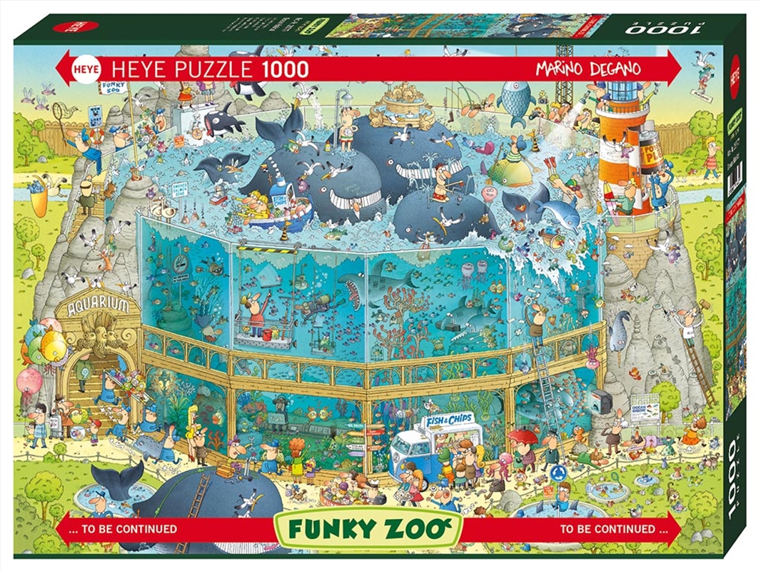 Funky Zoo,Ocean Habitat 1000 Piece/Product Detail/Jigsaw Puzzles