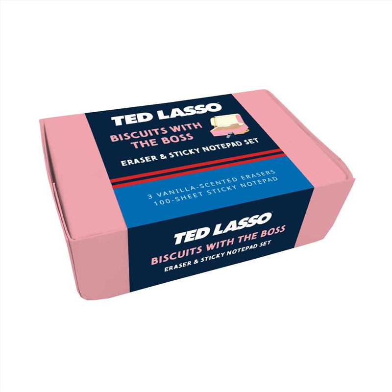 Ted Lasso: Biscuits With The Boss Scented Eraser & Sticky Notepad Set/Product Detail/Stationery
