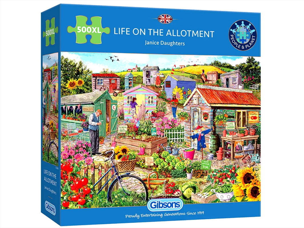 Life On The Allotment 500 Piece XL/Product Detail/Jigsaw Puzzles