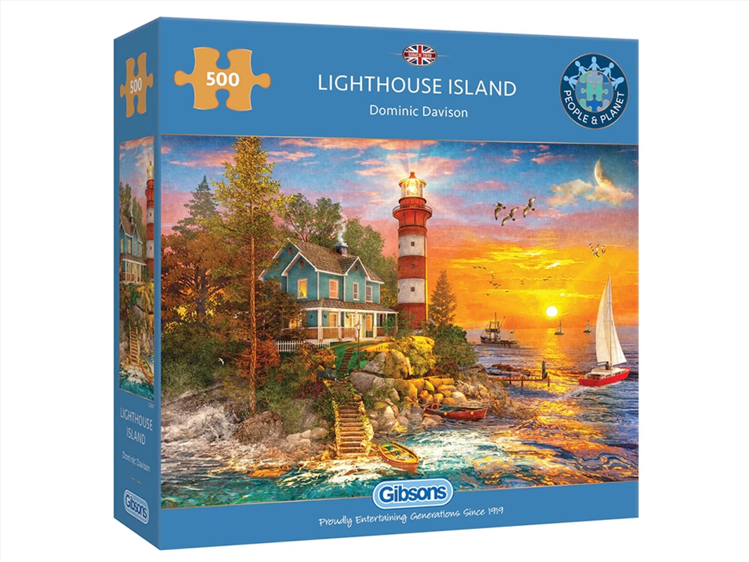 Lighthouse Island 500 Piece/Product Detail/Jigsaw Puzzles