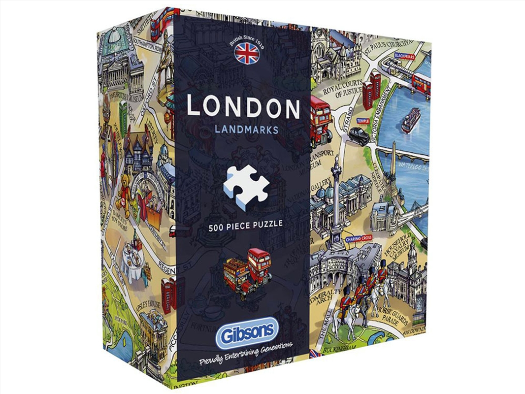London'a Landmarks 500 Piece/Product Detail/Jigsaw Puzzles