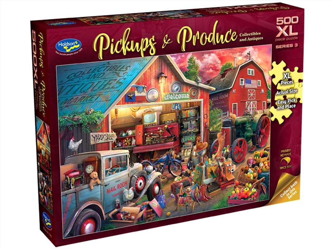 Pickup & Prod 3 Antique 500 Piece XL/Product Detail/Jigsaw Puzzles