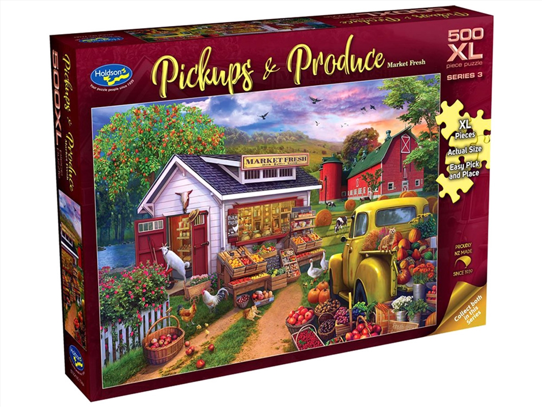 Pickup & Prod 3 Market 500 Piece XL/Product Detail/Jigsaw Puzzles