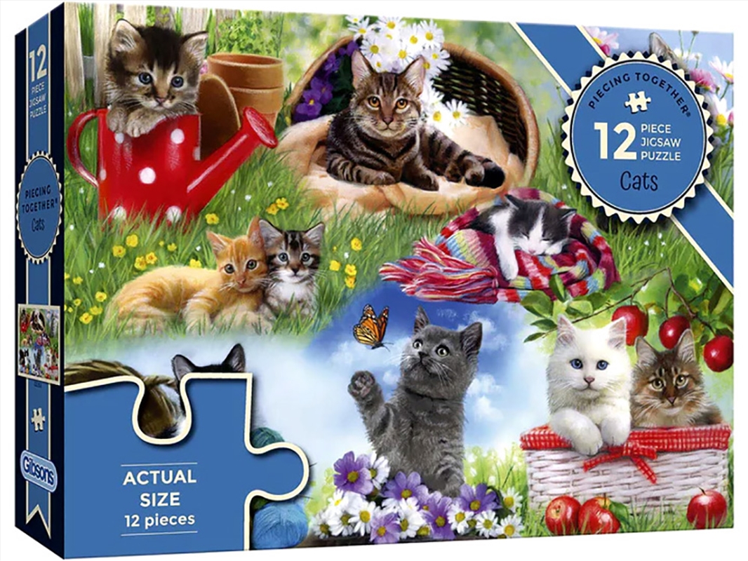 Piecing Together Cats 12 Piece/Product Detail/Jigsaw Puzzles