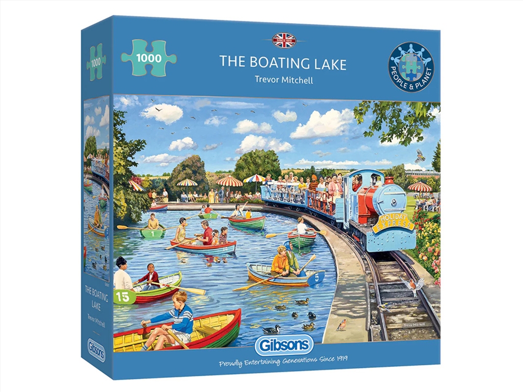The Boating Lake 1000 Piece/Product Detail/Jigsaw Puzzles