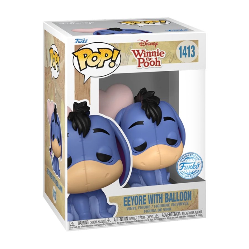 Winnie the Pooh - Eeyore with Balloon US Exclusive Pop! Vinyl [RS]/Product Detail/TV